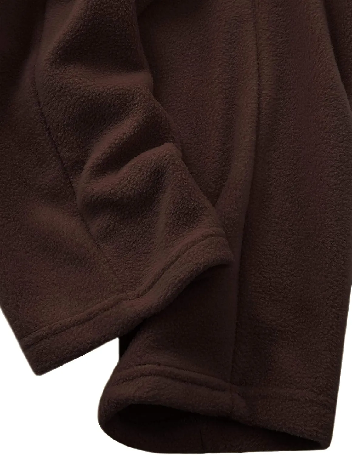 Mens Fuzzy Pants Solid Plush Fleece Jogger Sweatpants with Pockets
