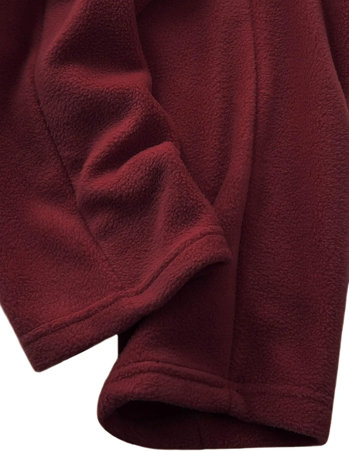 Mens Fuzzy Pants Solid Plush Fleece Jogger Sweatpants with Pockets