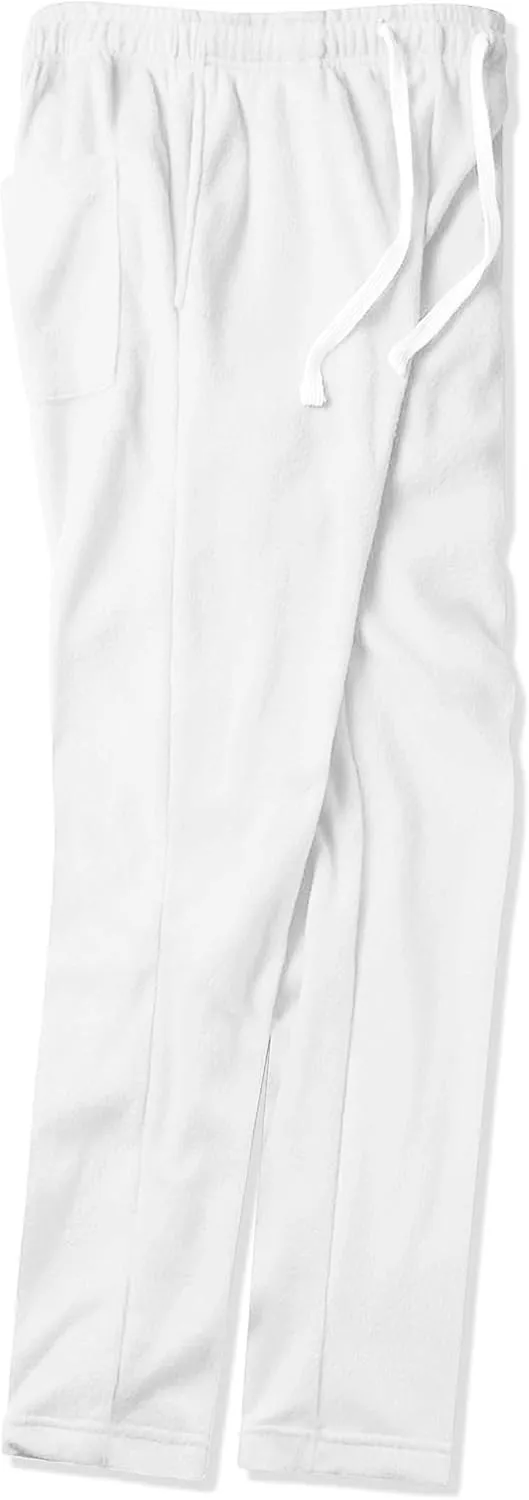 Mens Fuzzy Pants Solid Plush Fleece Jogger Sweatpants with Pockets