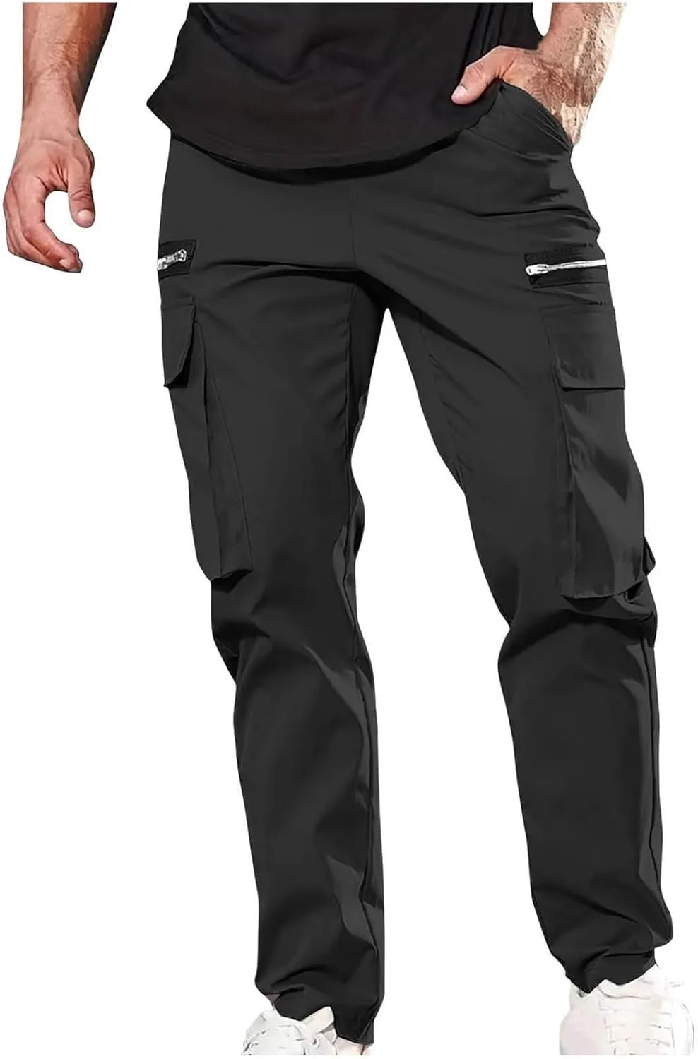 Mens Straight Leg Basic Long Leg Loose Fit Pants for Man Cargo Track Athletic Jogger Fall Summer 2025 Fashion Y2K