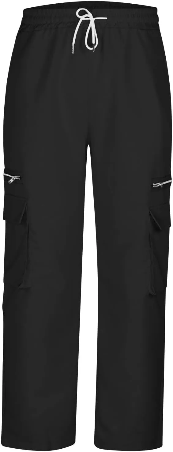 Mens Straight Leg Basic Long Leg Loose Fit Pants for Man Cargo Track Athletic Jogger Fall Summer 2025 Fashion Y2K