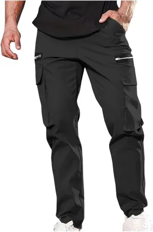 Mens Straight Leg Basic Long Leg Loose Fit Pants for Man Cargo Track Athletic Jogger Fall Summer 2025 Fashion Y2K