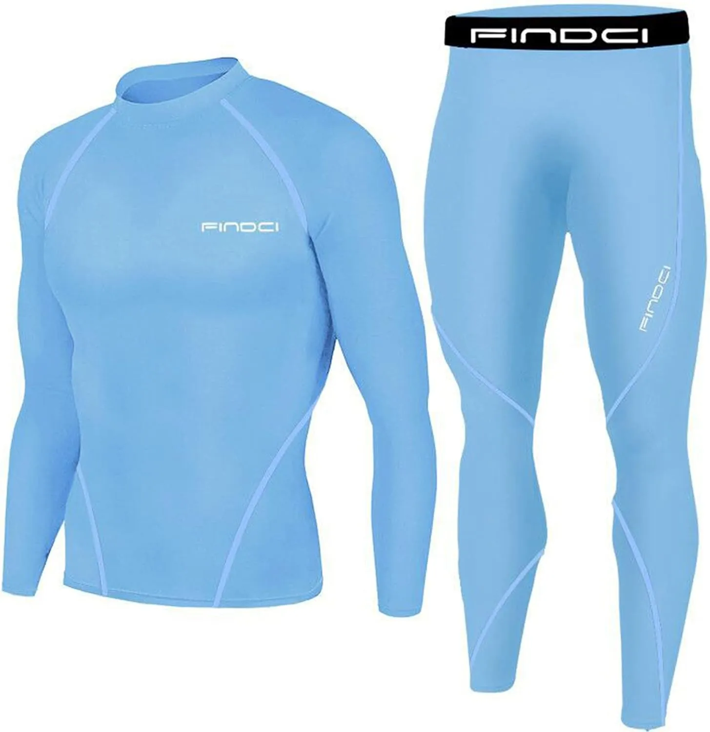 Muscularfit Men's Sports Running Set Compression Long Sleeve Athletic Tracksuit Quick-Dry Fitness Tracksuit Gym Yoga Suits