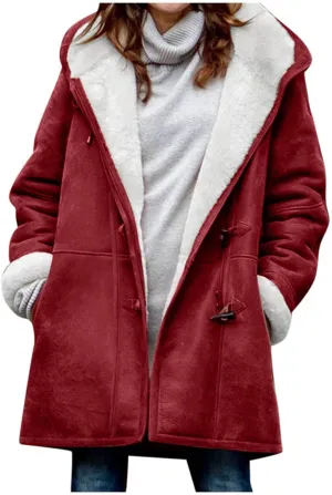 Outfits for Juniors Winter Fall Long Christmas Thick Warm Thick Hooded Jackets Hoods Windbreaker Outfits Women 2024