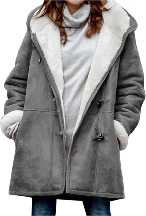 Outfits for Juniors Winter Fall Long Christmas Thick Warm Thick Hooded Jackets Hoods Windbreaker Outfits Women 2024