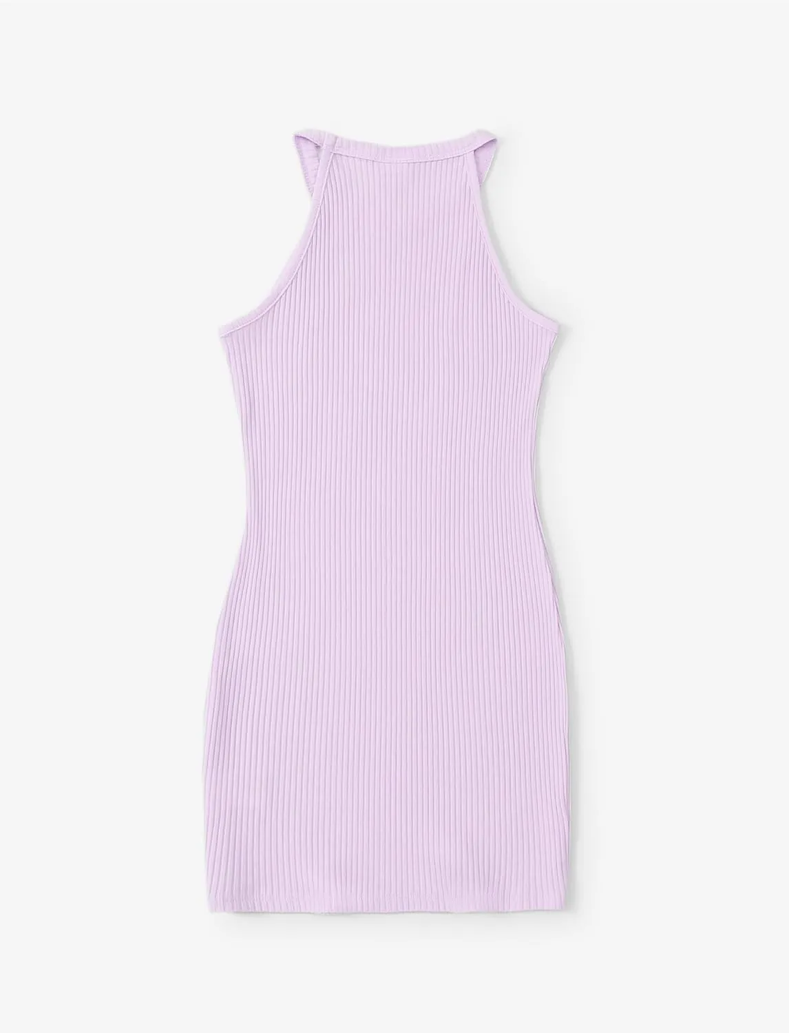 PATPAT Girl's Sleeveless Bodycon Dress Halter Neck Pencil Cami Midi Basi Dresses 4-12 Year