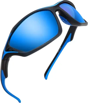 Polarized Sunglasses Men, Fishing Sunglasses for Men and Women with Lightweight Frames, Mens Sunglasses Polarized UV Protection, Floating Sunglasses and Sports Sunglasses for Driving, Cycling, Running