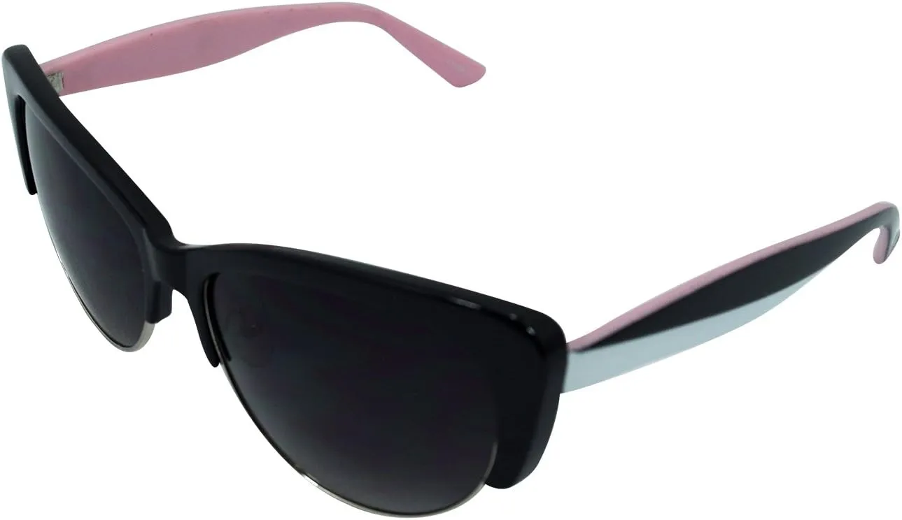 Retro Vintage Inspired 50's Mod Half Frame Cat Eye Sunglasses UV 400 Protection