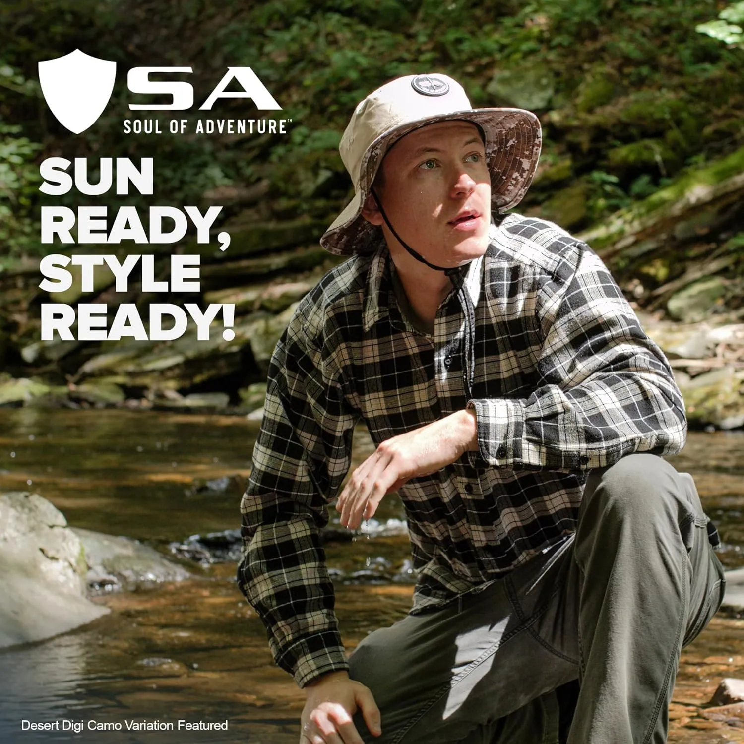 SA Company Bucket Hat | UV 50  for Adults | Sun Protection with Adjustable Fit, Moisture-Wicking Fabric