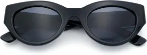 SA106 Womens Thick Plastic Cat Eye Retro Vintage Mod Style Gothic Sunglasses