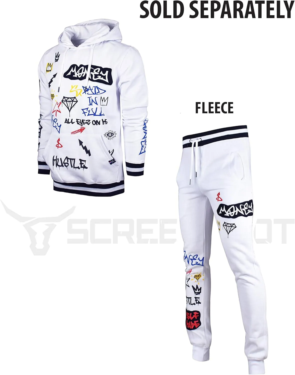 SCREENSHOT Mens Urban Premium Pullover Fleece Hoodie