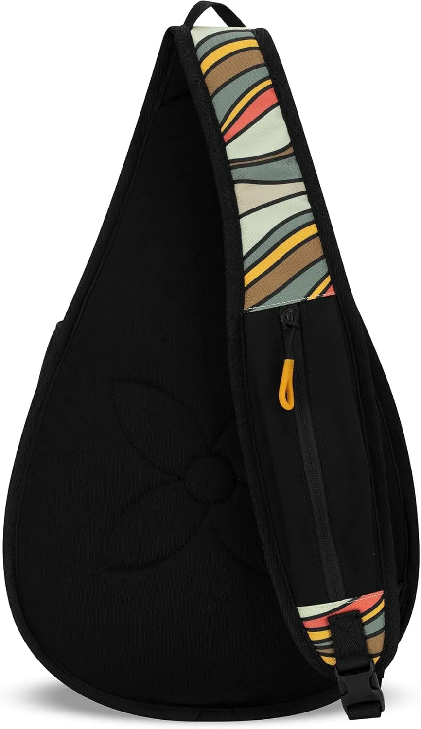 Sherpani Esprit, Sling Backpack, 10L Travel Bag, Women Shoulder Sling Purse, Crossbody Backpack, Travel Gifts, Pickleball Bag, RFID Protection, Fits 10 Inch Tablet (Ventura '73)