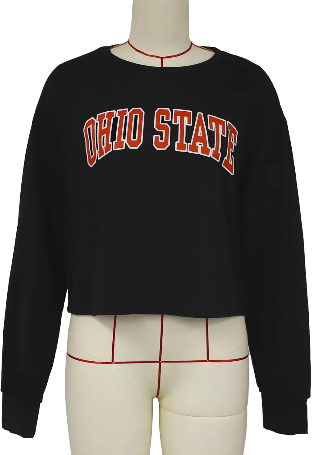 Sumtory Women Long Sleeve Crew Neck Sweat Shirts Loose Fit Letter Print Pullovers Crop Tee Tops
