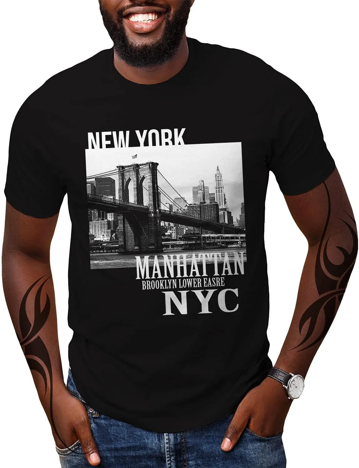 Swag Point Mens Graphic T Shirts  100% Cotton Short Sleeve Urban Casual Tops Streetwear Hip Hop Hipster Tee