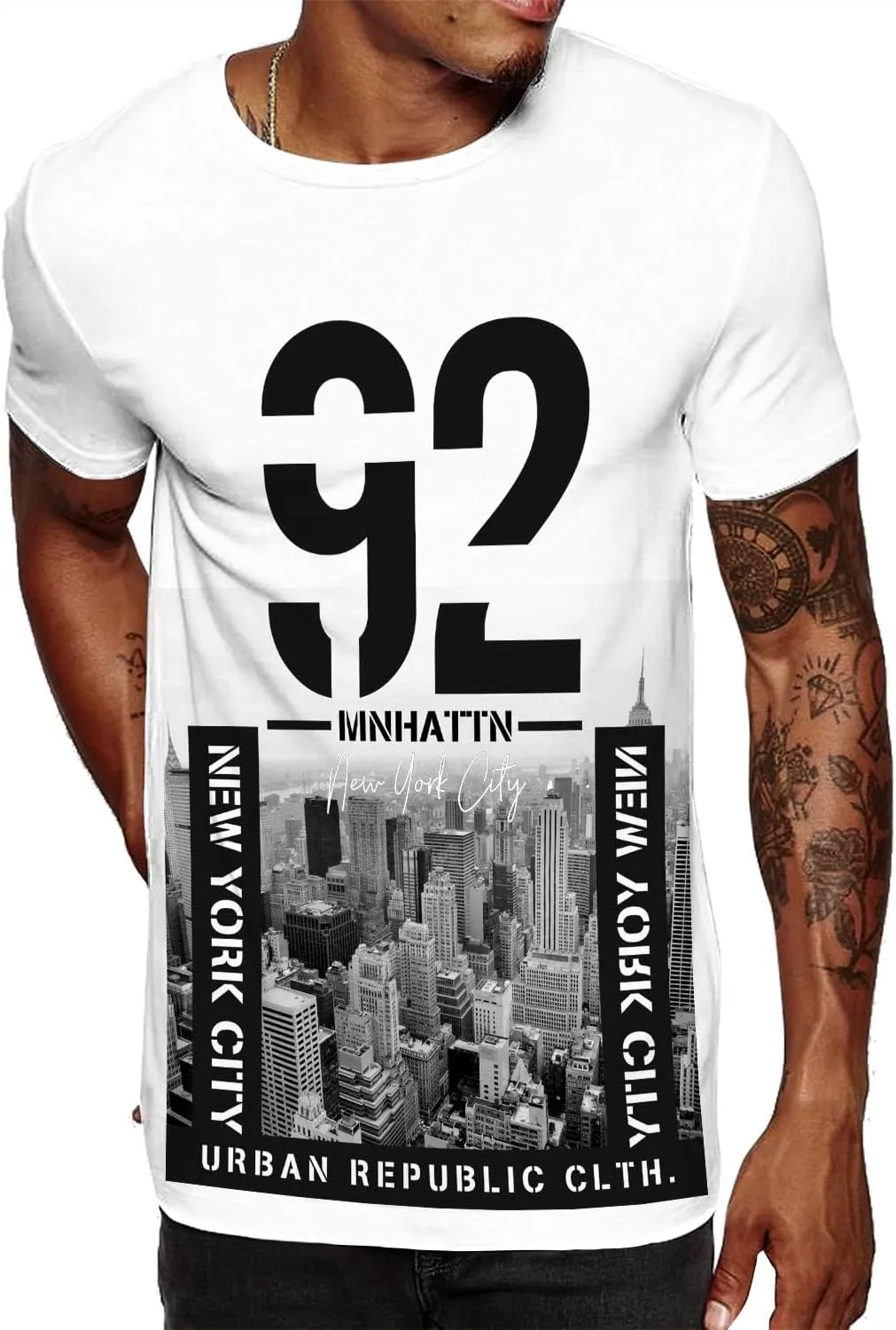 Swag Point Mens Graphic T Shirts  100% Cotton Short Sleeve Urban Casual Tops Streetwear Hip Hop Hipster Tee