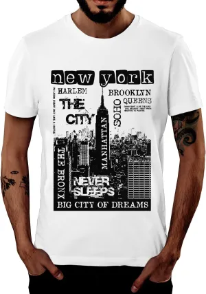 Swag Point Mens Graphic T Shirts  100% Cotton Short Sleeve Urban Casual Tops Streetwear Hip Hop Hipster Tee