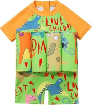Toddler One-Piece Swimsuit Beach Sport Summer Swimwear Hawaiian Floral Bathing Suit for Girls Boys
