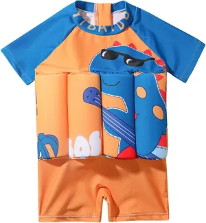 Toddler One-Piece Swimsuit Beach Sport Summer Swimwear Hawaiian Floral Bathing Suit for Girls Boys