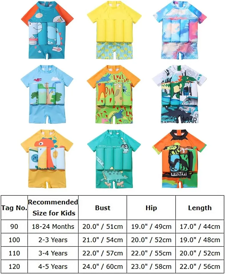 Toddler One-Piece Swimsuit Beach Sport Summer Swimwear Hawaiian Floral Bathing Suit for Girls Boys