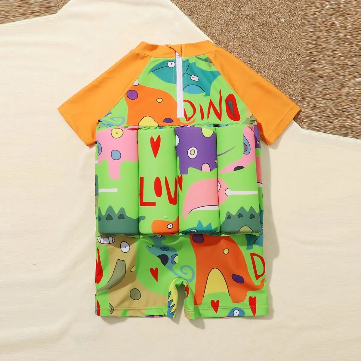 Toddler One-Piece Swimsuit Beach Sport Summer Swimwear Hawaiian Floral Bathing Suit for Girls Boys