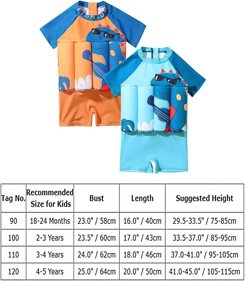 Toddler One-Piece Swimsuit Beach Sport Summer Swimwear Hawaiian Floral Bathing Suit for Girls Boys