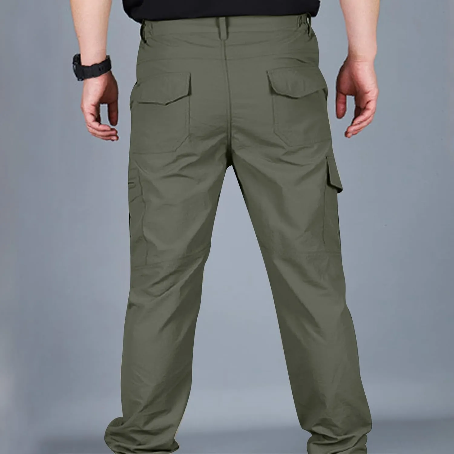 Trousers Pants for Mens Fall Summer Loose Fit Cargo Sport Gym Hiking Trousers Pants Man 2025