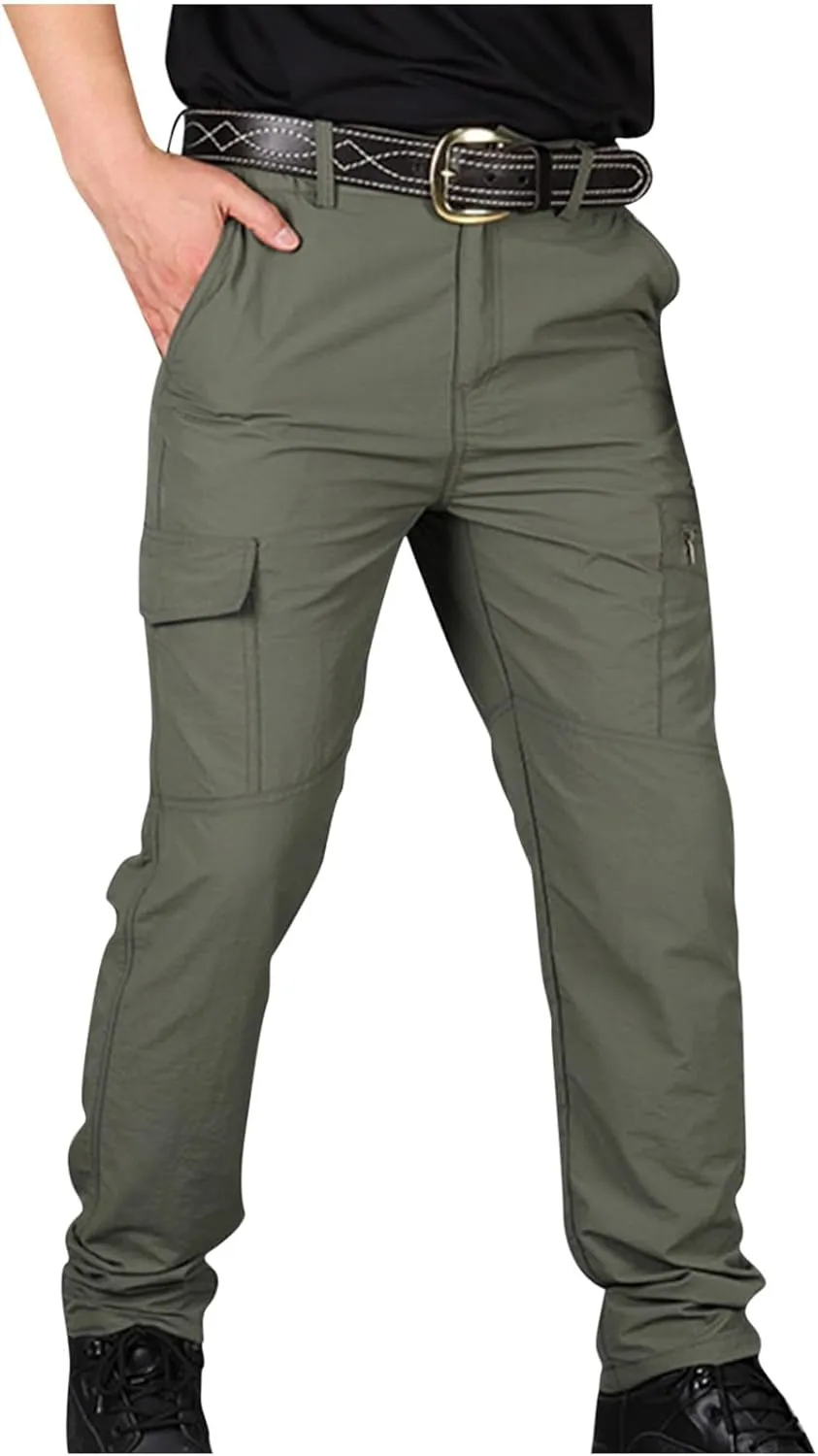 Trousers Pants for Mens Fall Summer Loose Fit Cargo Sport Gym Hiking Trousers Pants Man 2025