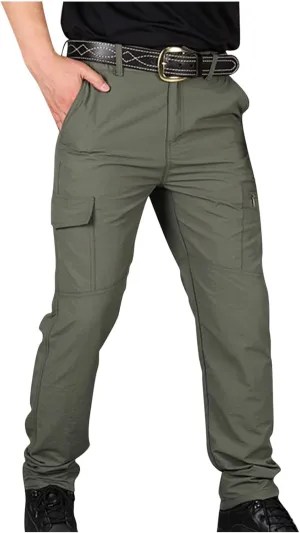 Trousers Pants for Mens Fall Summer Loose Fit Cargo Sport Gym Hiking Trousers Pants Man 2025