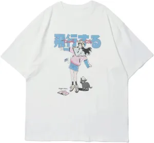 Vamtac Graphic Tees Mens Graphic T-Shirts Japanese Y2k Shirt Vintage Tee Harajuku Shirt Unisex Streetwear Tops
