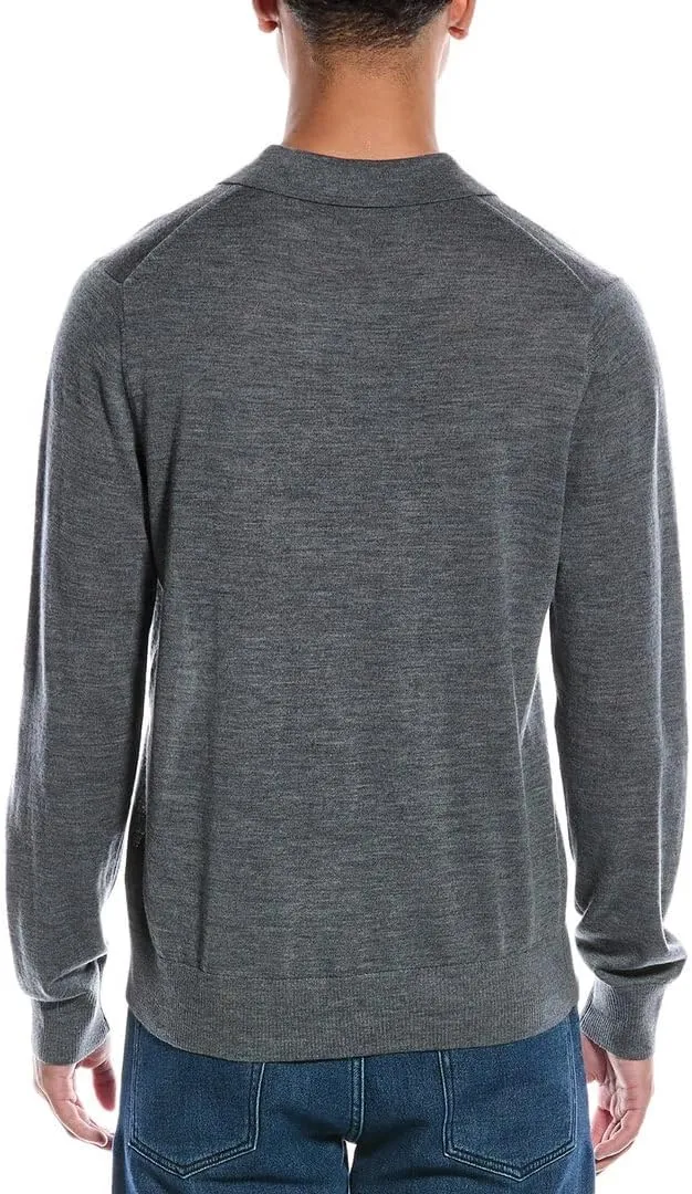 Vince Men's Merino Johnny Collar Polo