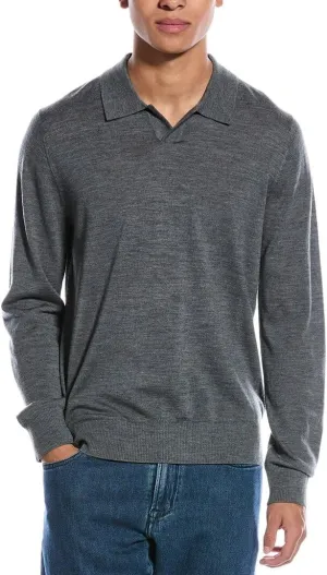 Vince Men's Merino Johnny Collar Polo
