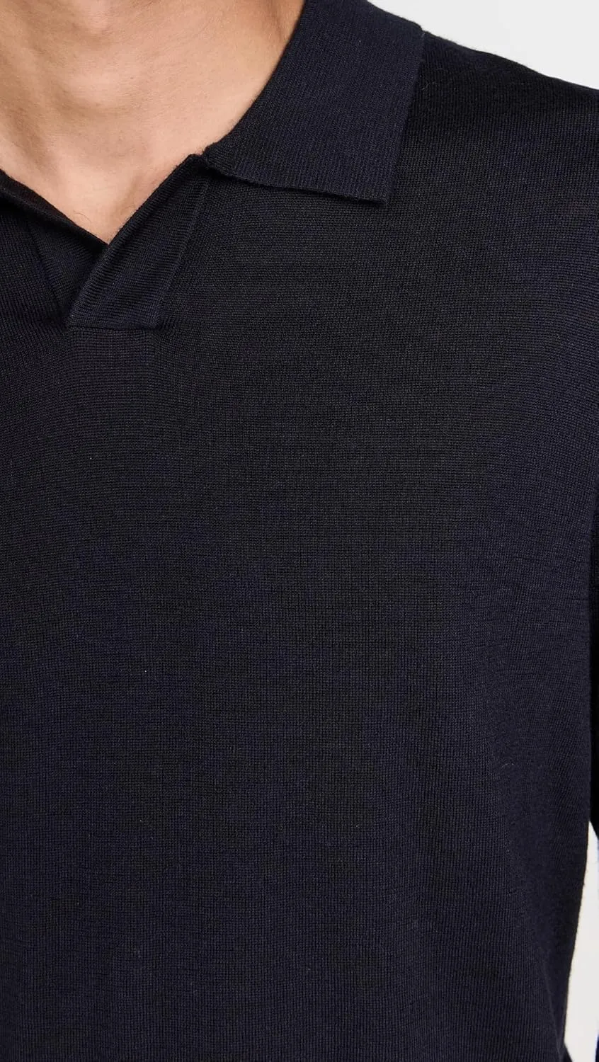 Vince Men's Merino Johnny Collar Polo