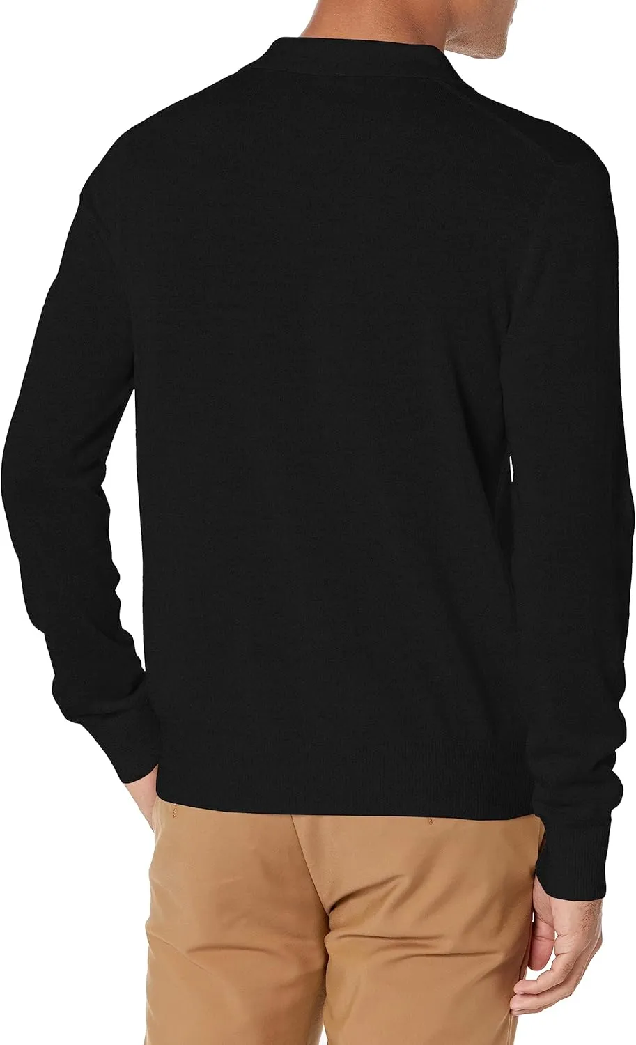 Vince Men's Merino Johnny Collar Polo