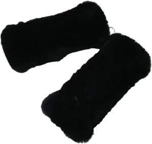 Women Mittens Gloves Real Rex Rabbit Hair Hand Warmer Winter Knit Warm