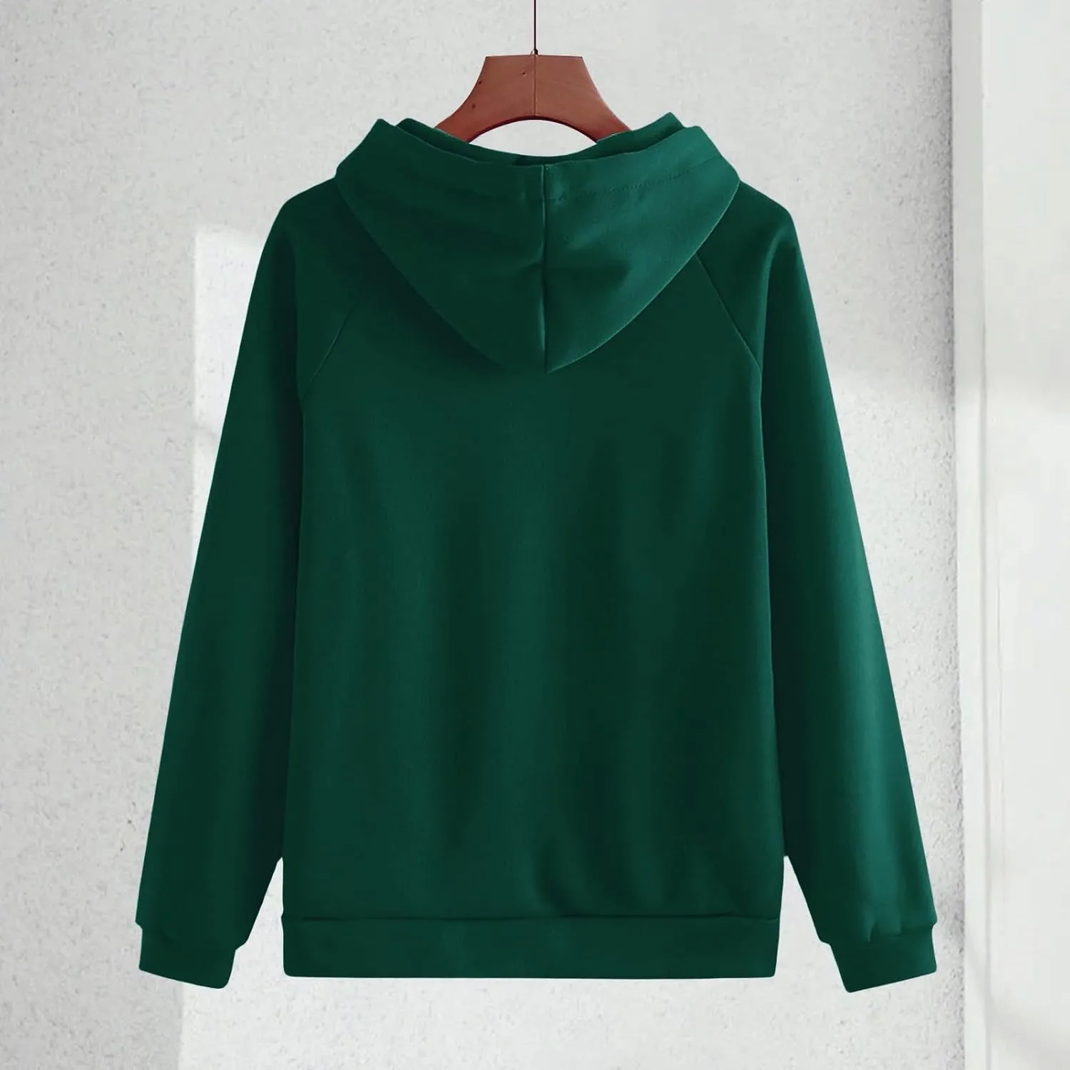 Womens 2 Piece Sweatsuit Trendy Oversize Long Sleeve Hoodie Baggy Pants Lounge Set Solid Athletic Tracksuit