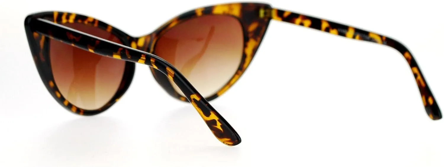 Womens 20s Classic Mod Retro Vintage Style Cat Eye Sunglasses