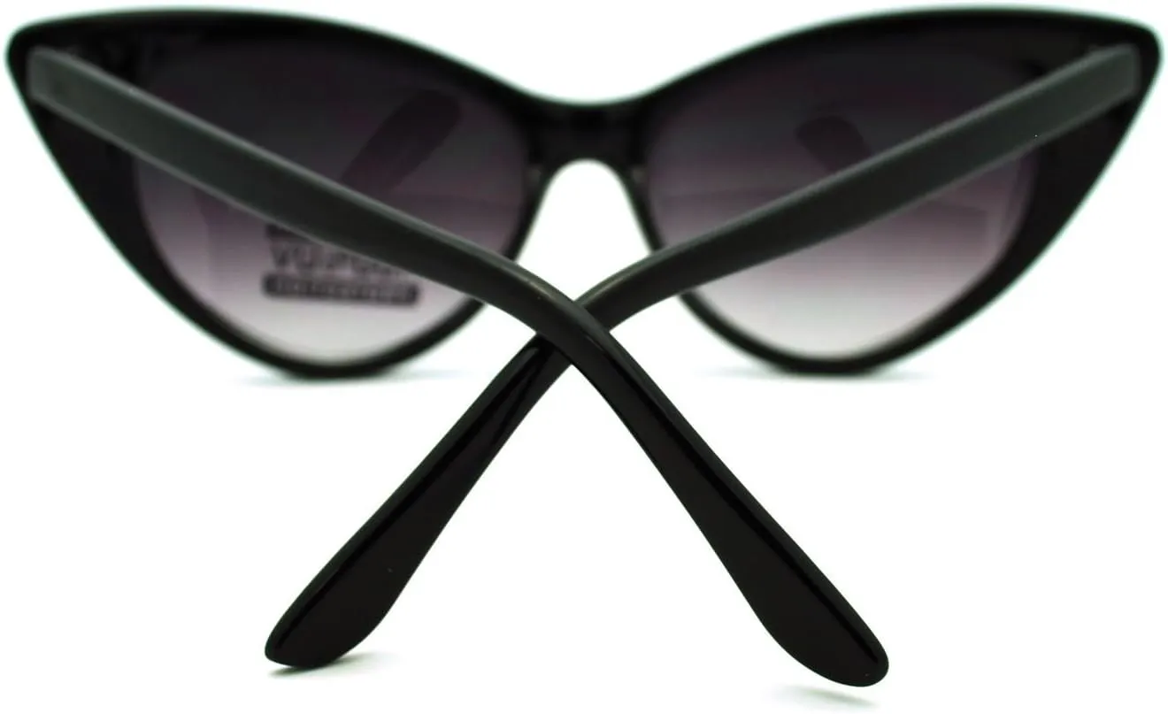 Womens 20s Classic Mod Retro Vintage Style Cat Eye Sunglasses