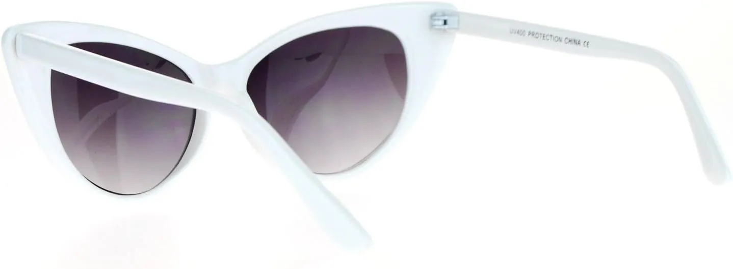 Womens 20s Classic Mod Retro Vintage Style Cat Eye Sunglasses