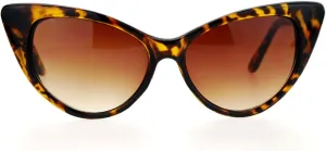 Womens 20s Classic Mod Retro Vintage Style Cat Eye Sunglasses