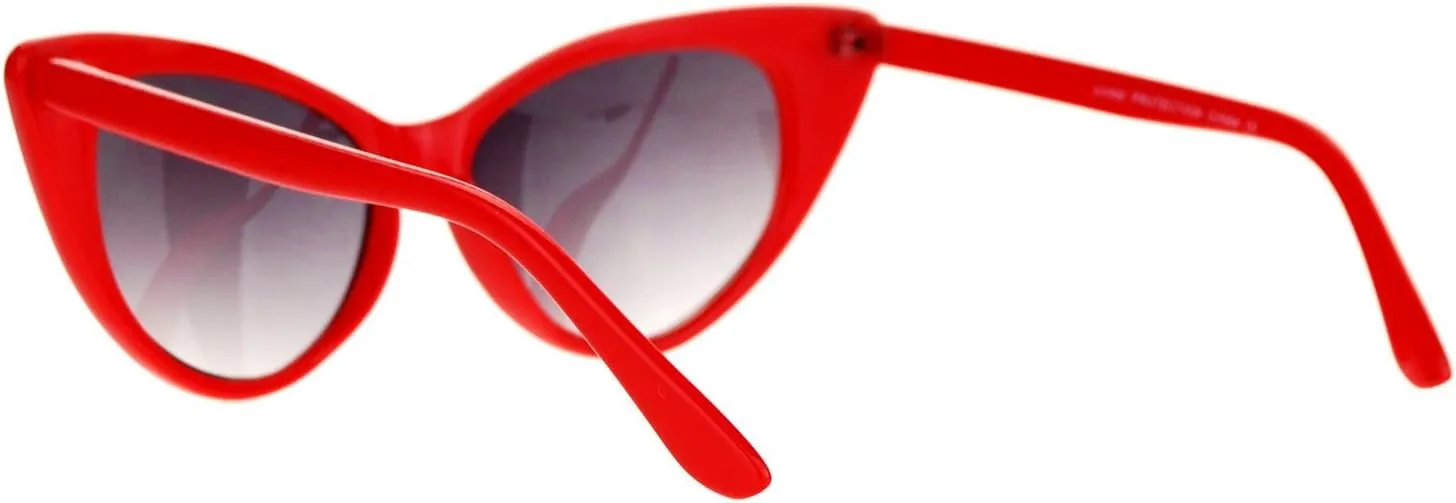 Womens 20s Classic Mod Retro Vintage Style Cat Eye Sunglasses