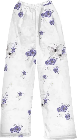 Womens Plush Pj Pajamas Bottoms Sleep Pants Elastic Waistband Christmas Fluffy Lounge Pants Loungewear Plus Size