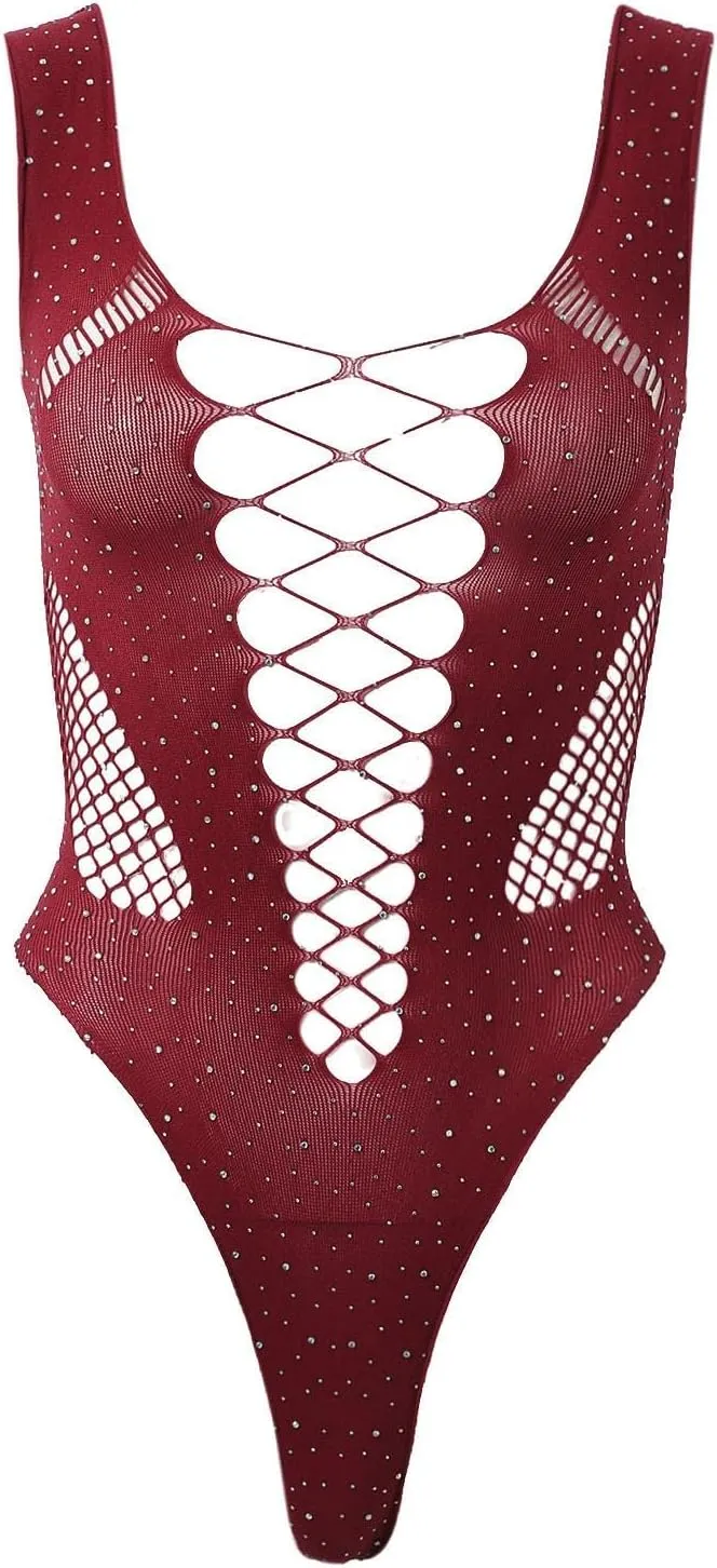 Women's Sexy Underwear Female Sense Hollowed Out Up And Down Two Pieces Of Mesh Lingerie for Women Lace