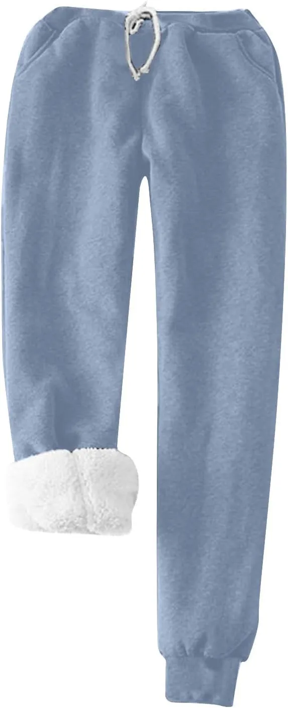 Yes I'm Always Freezing Pajamas Lounge Sets for Women Sherpa Fleece Lined Winter Outfits Sweatsuit 2 Piece Tracksuit