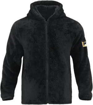 YTR6TW Men's Winter Zipper Coat Hooded Jacket Men's Plush Hooded Cardigan